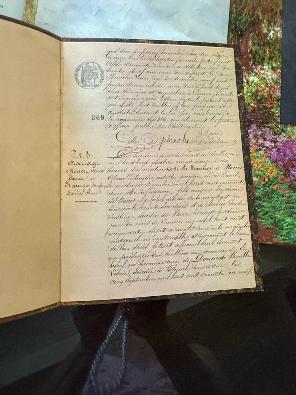 The Treasures of Monet Hardcover Art Book - Green Cover